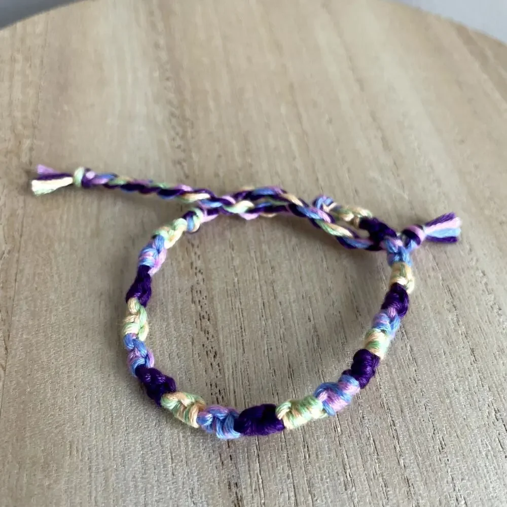 Adrianna Bracelet anklet trendy comfortable tie embroidery thread woven gift